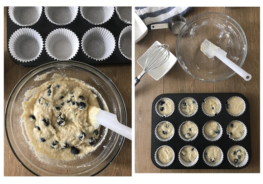 Divide the batter between the prepared muffin cups. Bake for 20-25 minutes.