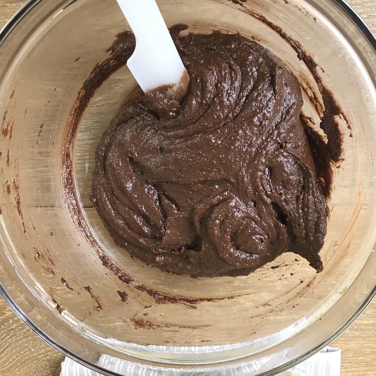 mix in almond flour mixture