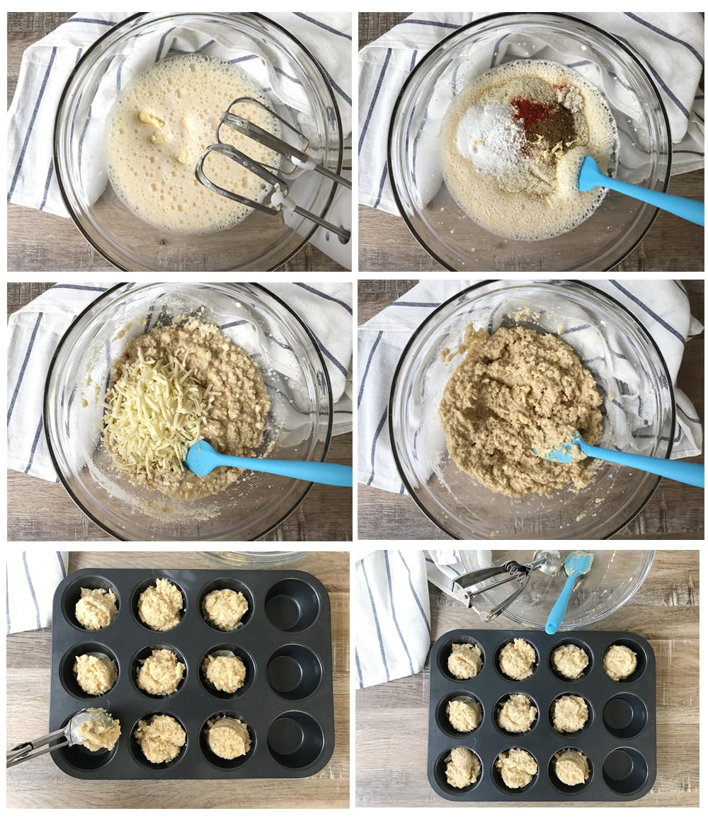 steps of making the recipe.