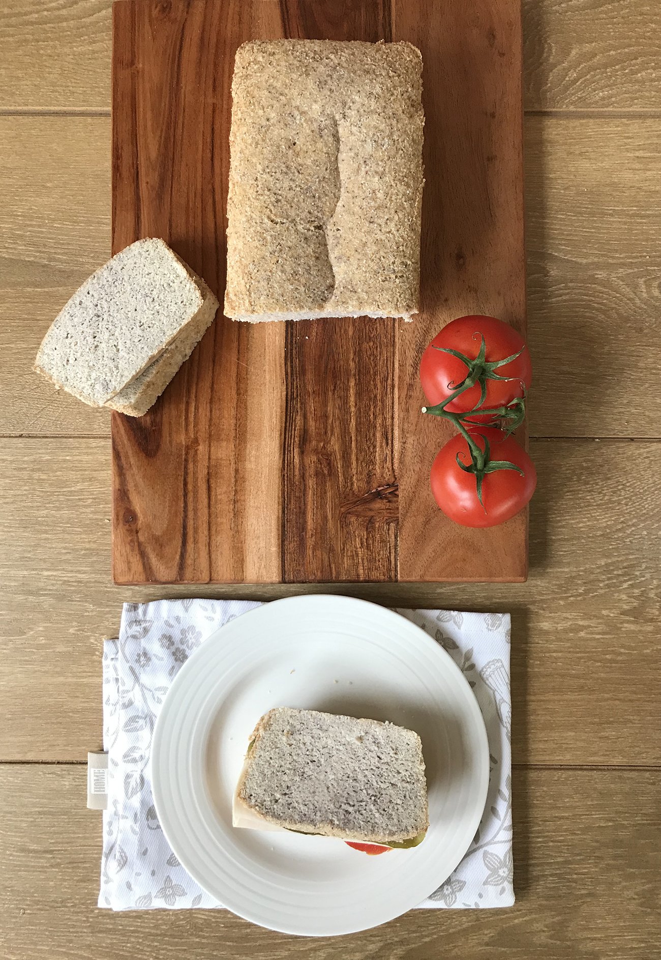 Psyllium Husk keto Bread slices