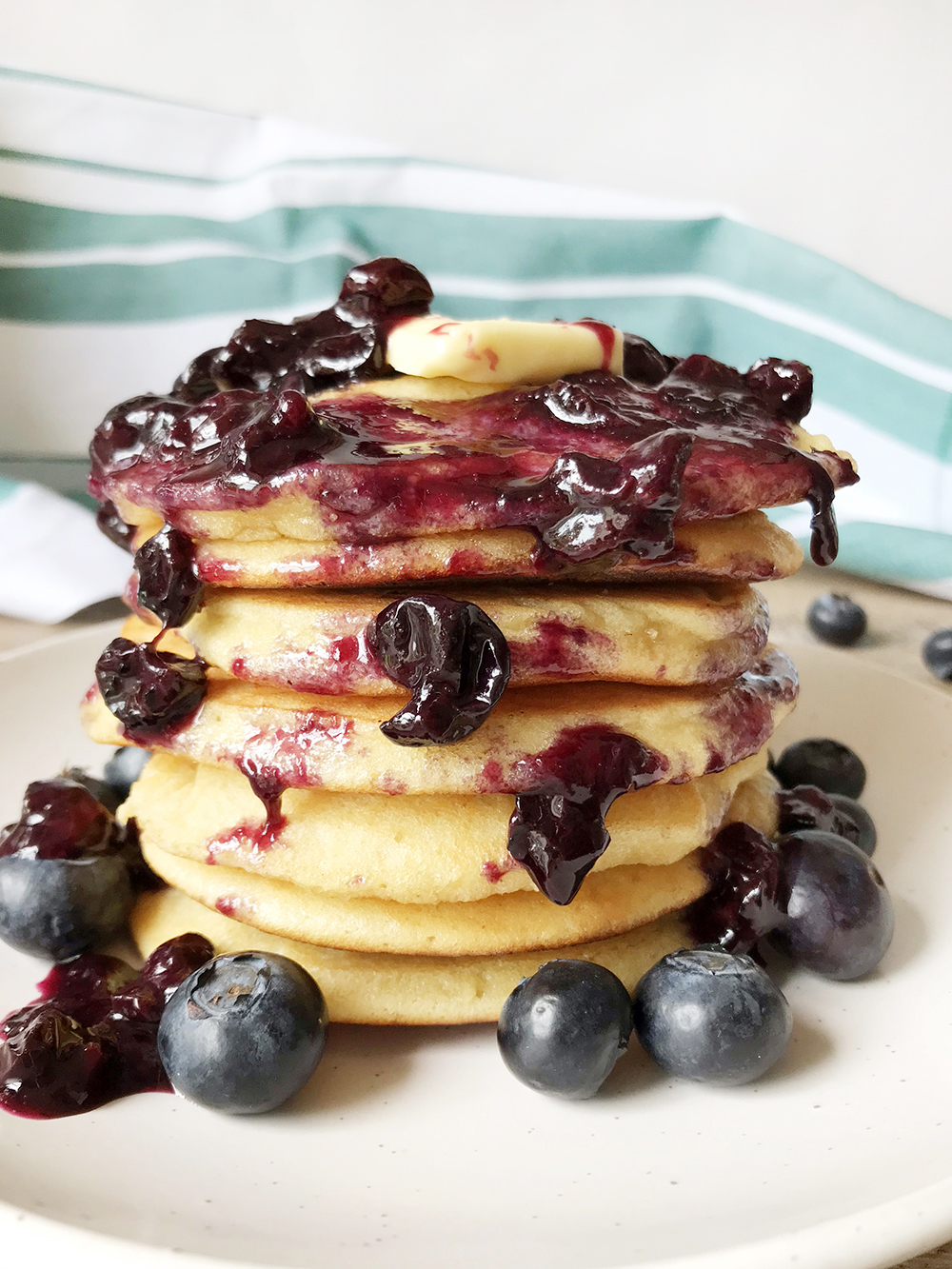 Easy Keto Blueberry Pancakes using Almond Flour (SugarFree)