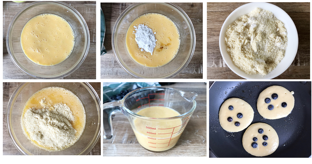 steps of making the recipe.