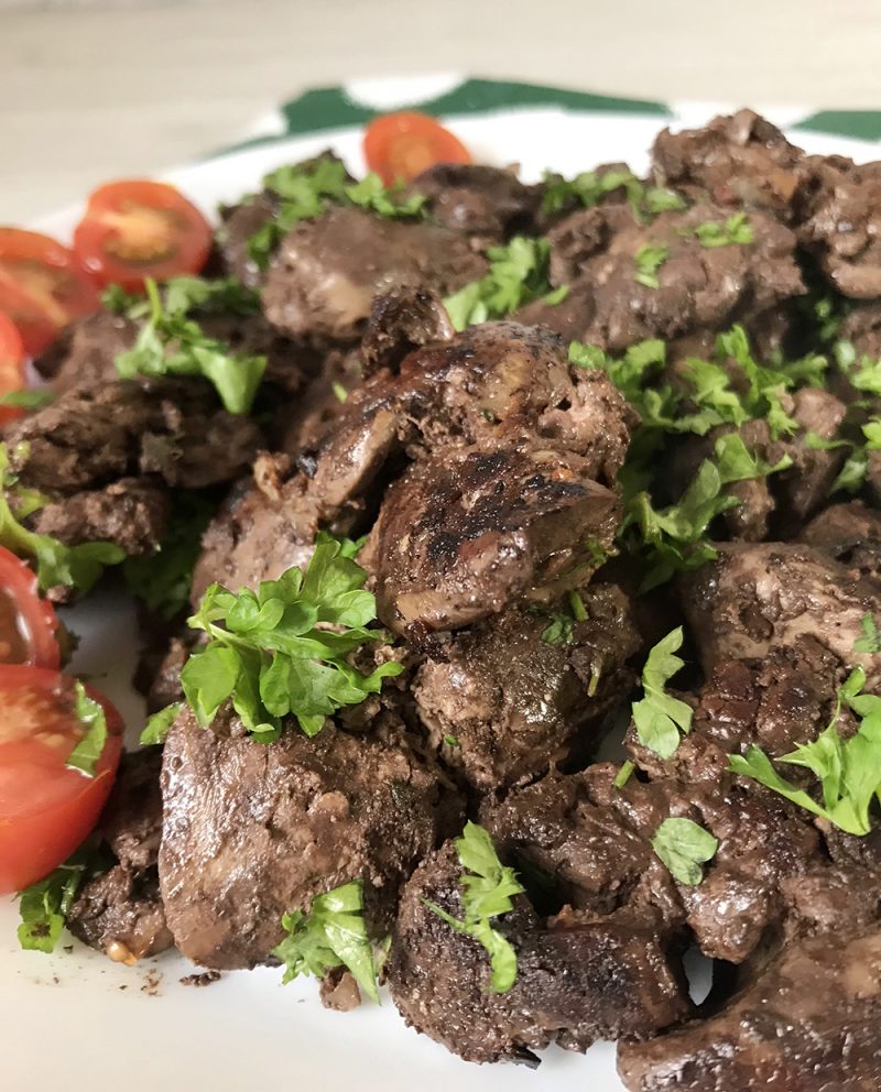 Grilled Chicken Liver With Garlic And Lemon Juice Healthy Life Trainer