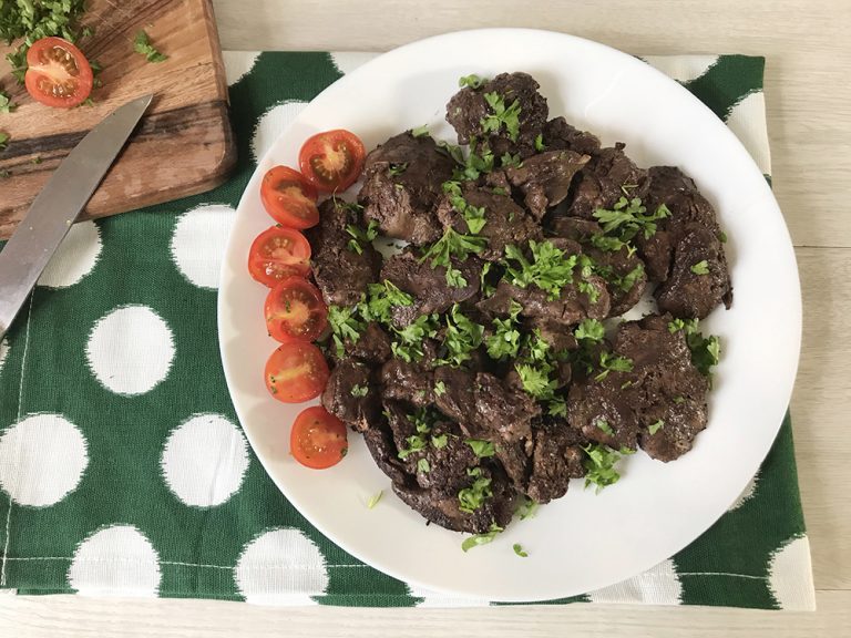 Grilled Chicken Liver With Garlic And Lemon Juice Healthy Life Trainer