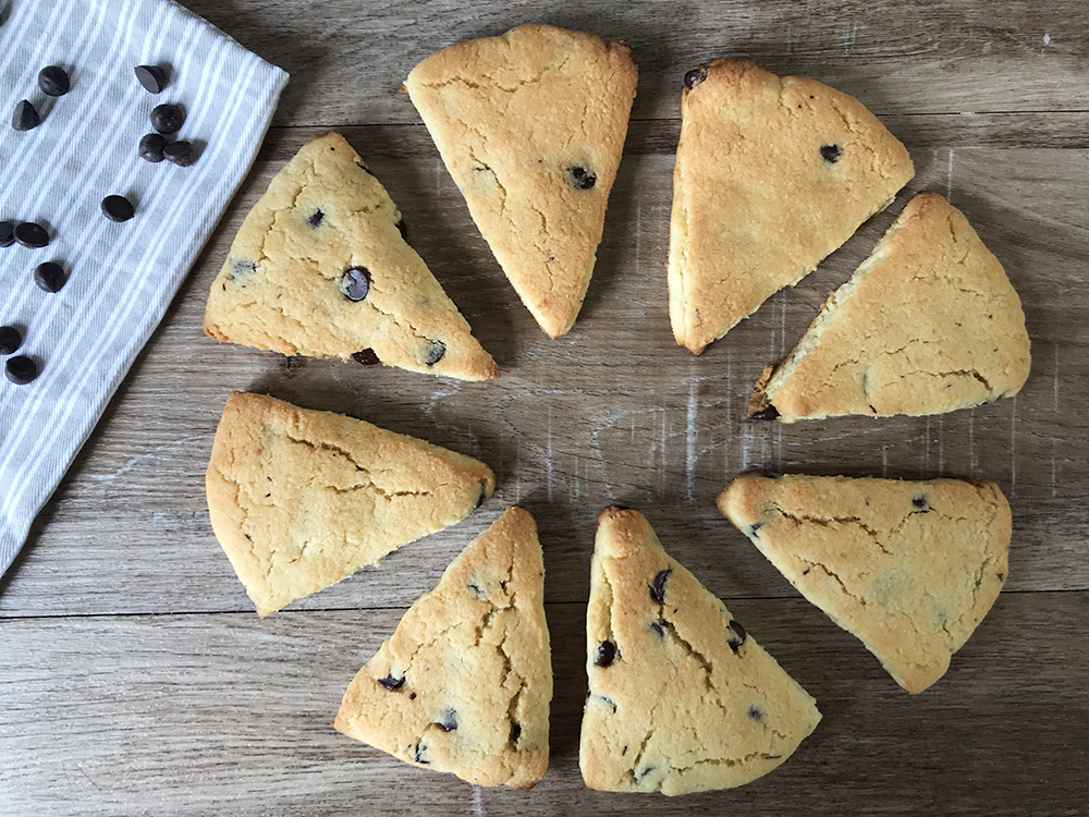 chocolate chip scones