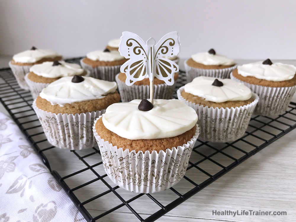 low carb coffee cupcakes