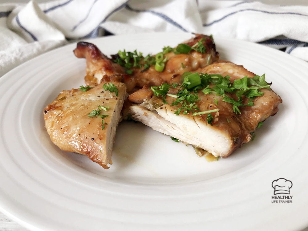 Baked Soy Ginger Chicken Thighs Chicken Thighs With Honey And Garlic.