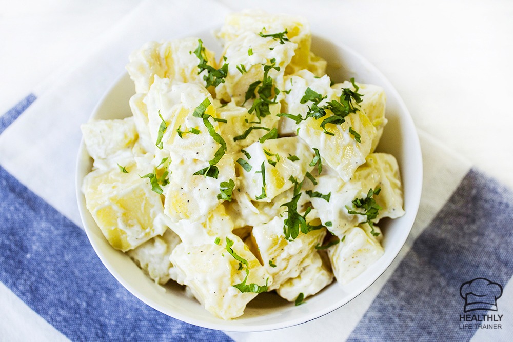 Traditional Potato Salad With Few Ingredients