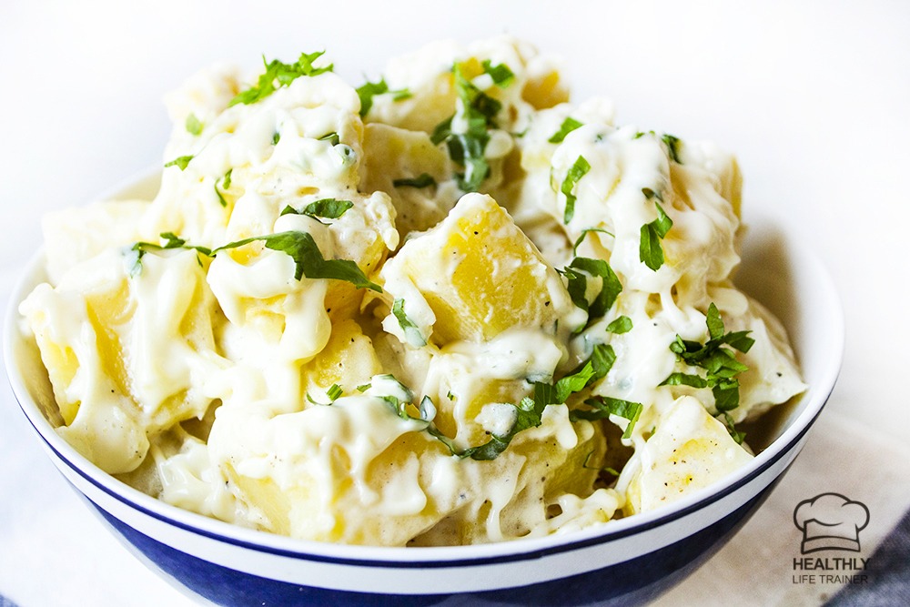 Traditional Easy Potato Salad With Few Ingredients