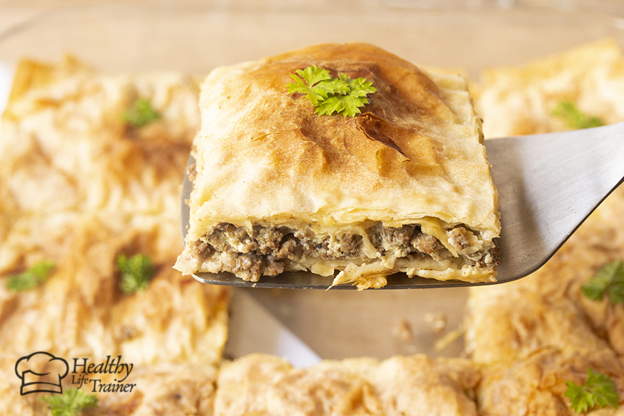 Phyllo Meat Pie