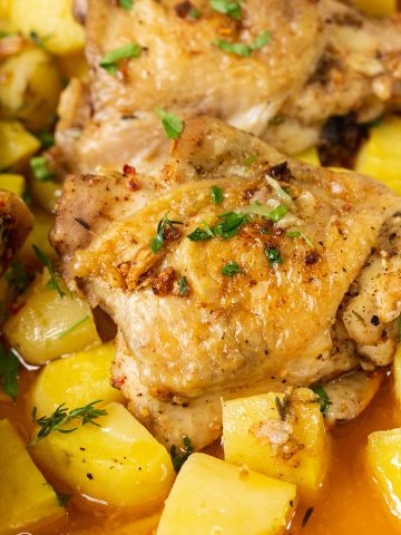 One Pan Chicken And Potatoes Recipe