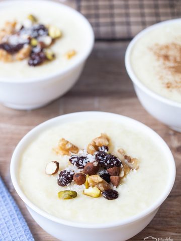 This rice pudding recipe requires just a few ingredients that can be found in anyone's kitchen.