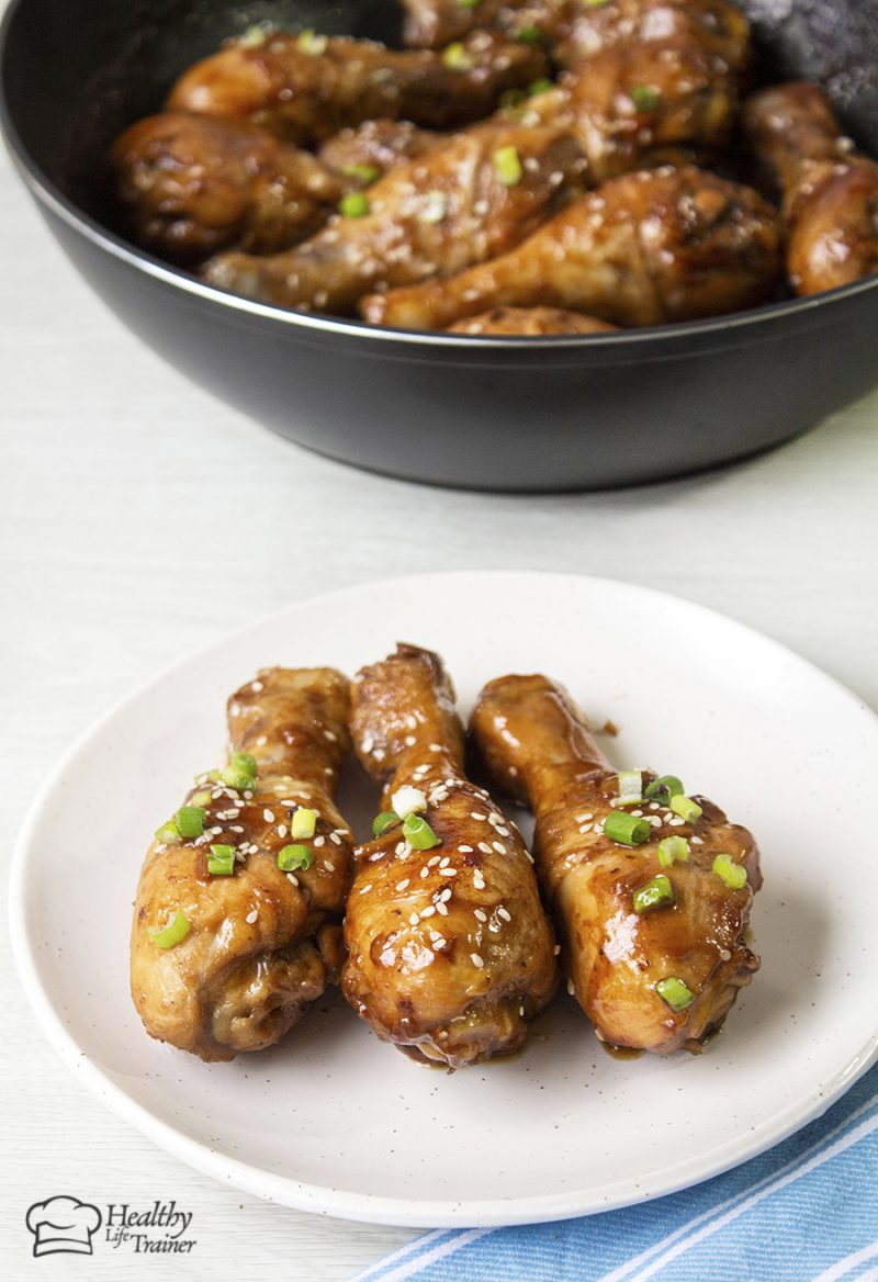 Sticky Chinese Chicken Drumsticks Healthy Life Trainer