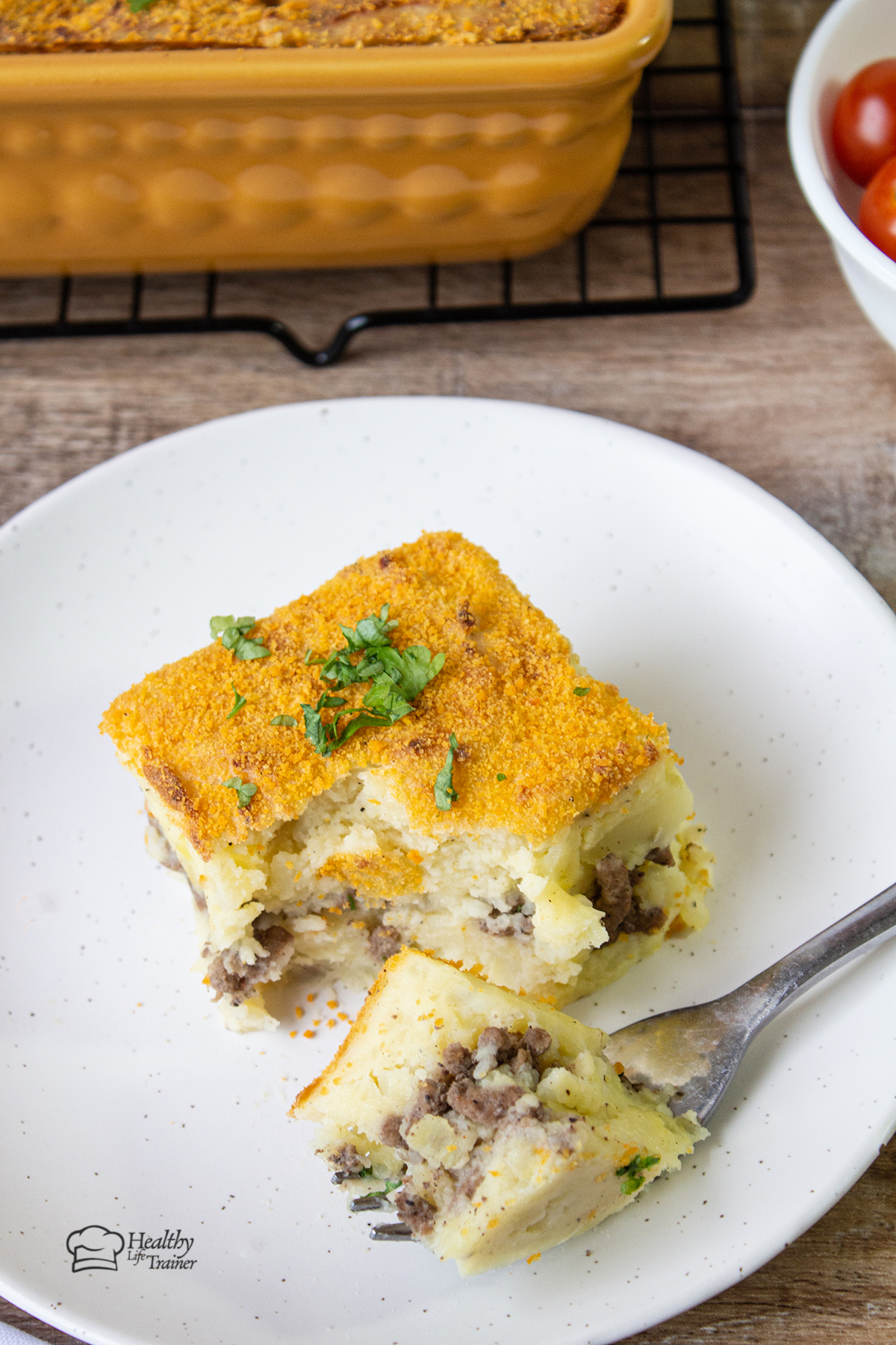 Beef And Mashed Potato Casserole