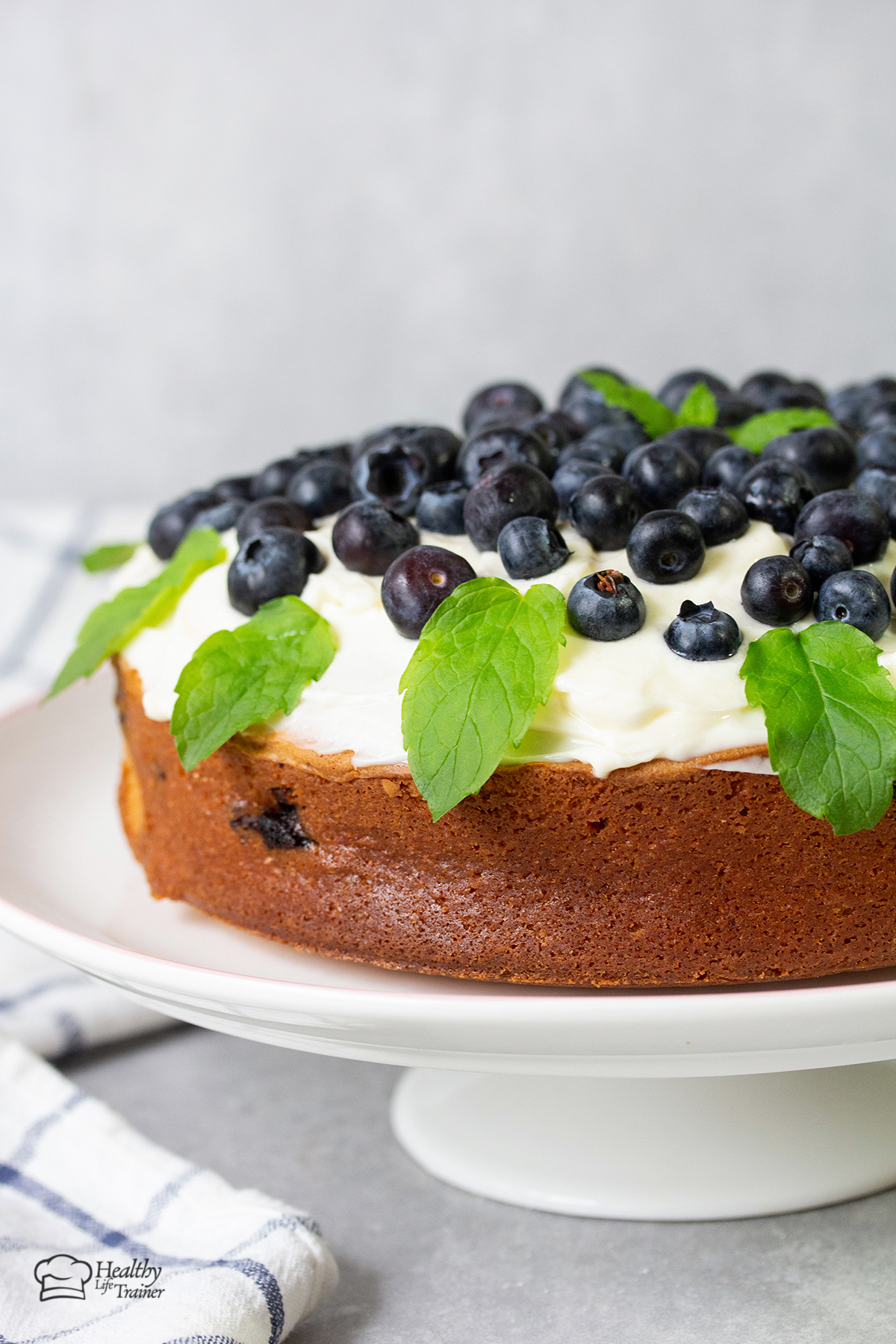 Blueberry White Chocolate Cake