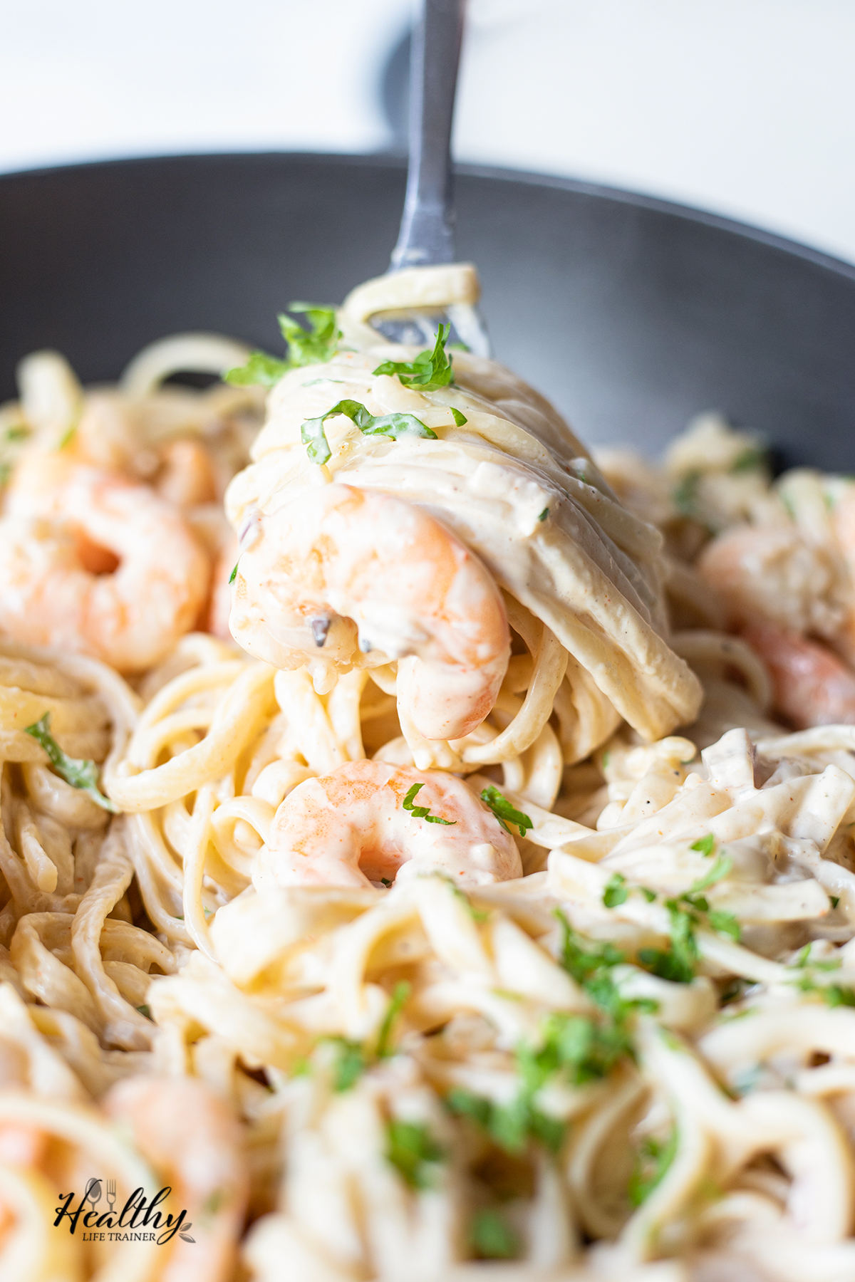 Creamy Garlic Butter Shrimp Pasta