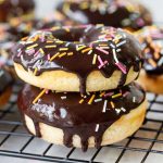 Homemade Baked Donuts With Chocolate Frosting
