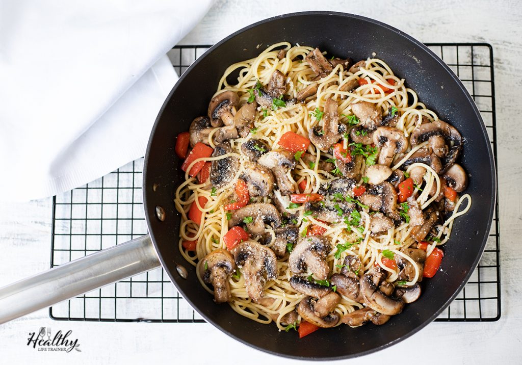 Healthy Mushroom Pasta Recipe - Healthy Life Trainer
