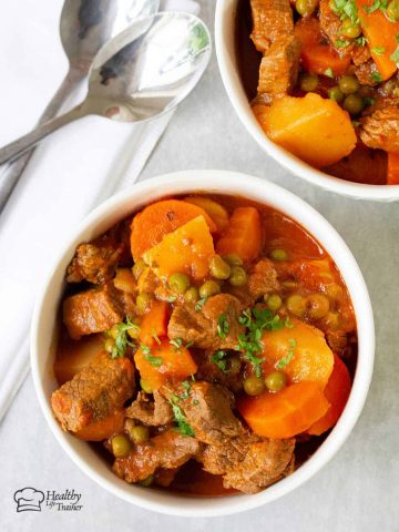 Mexican spicy beef stew