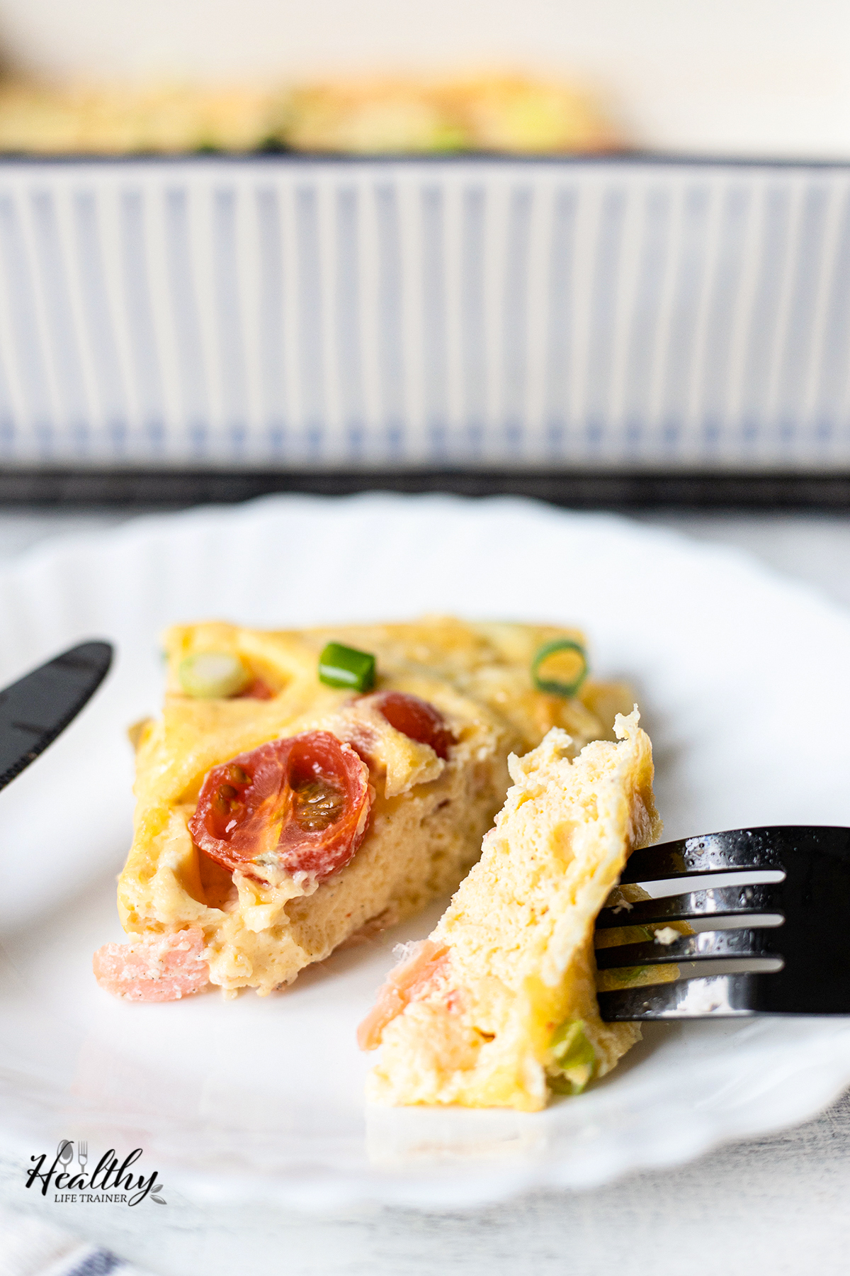 Easy Salmon Crustless Quiche