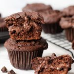 Nutella Stuffed Chocolate Muffin Recipe