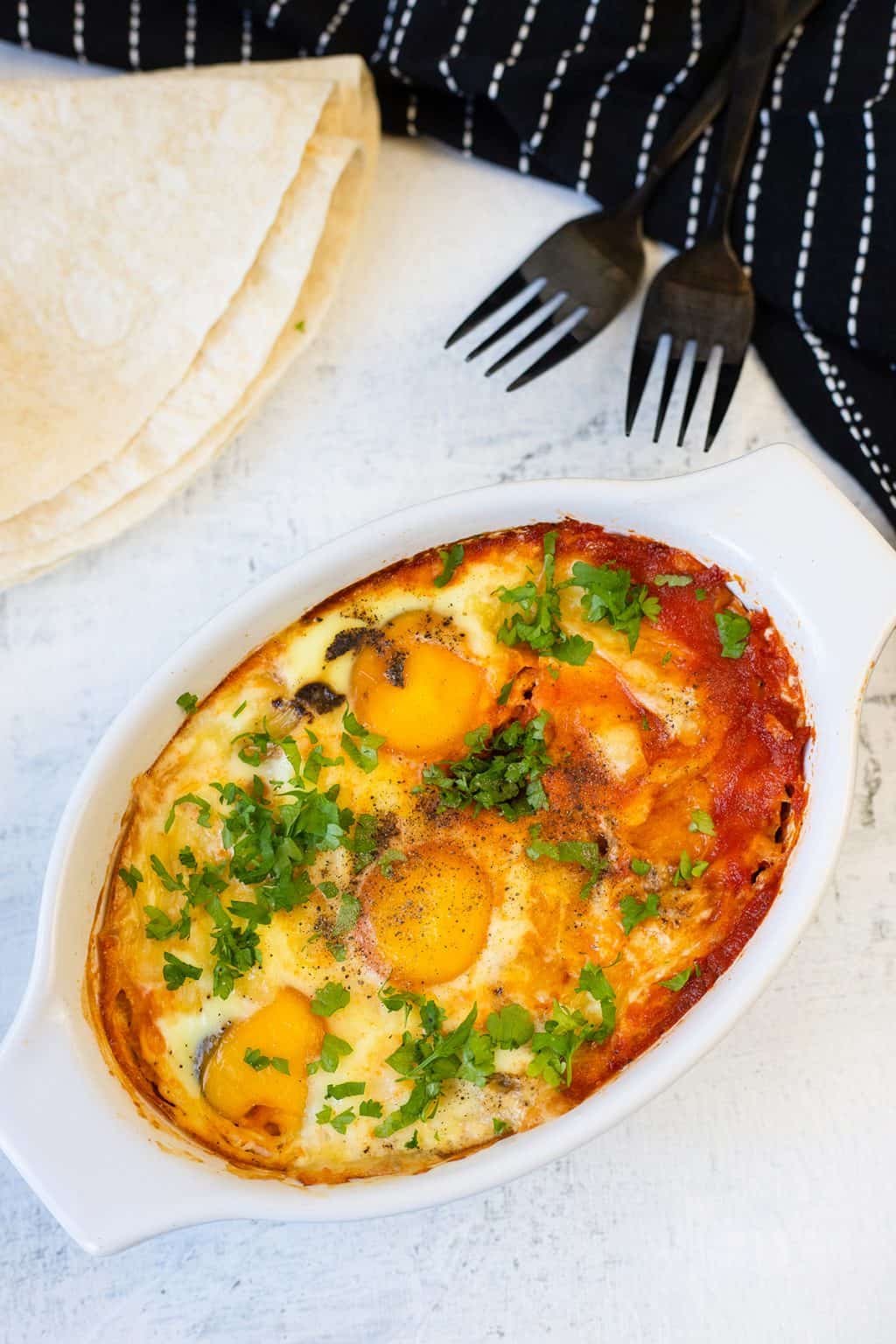 Quick breakfast casserole for two healthy life trainer