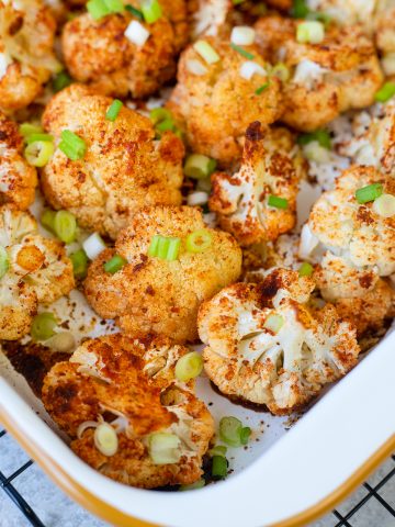 Spicy Roasted Cauliflower