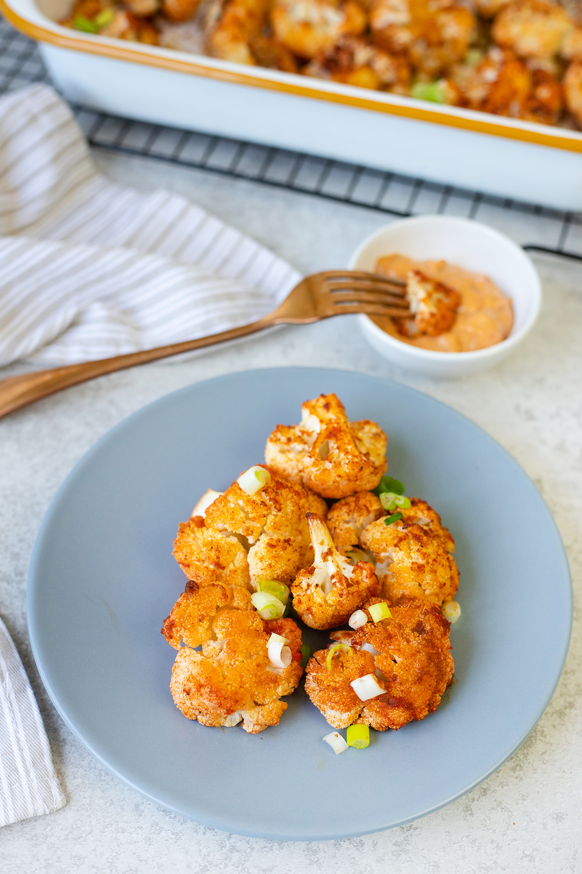 Spicy Roasted Cauliflower