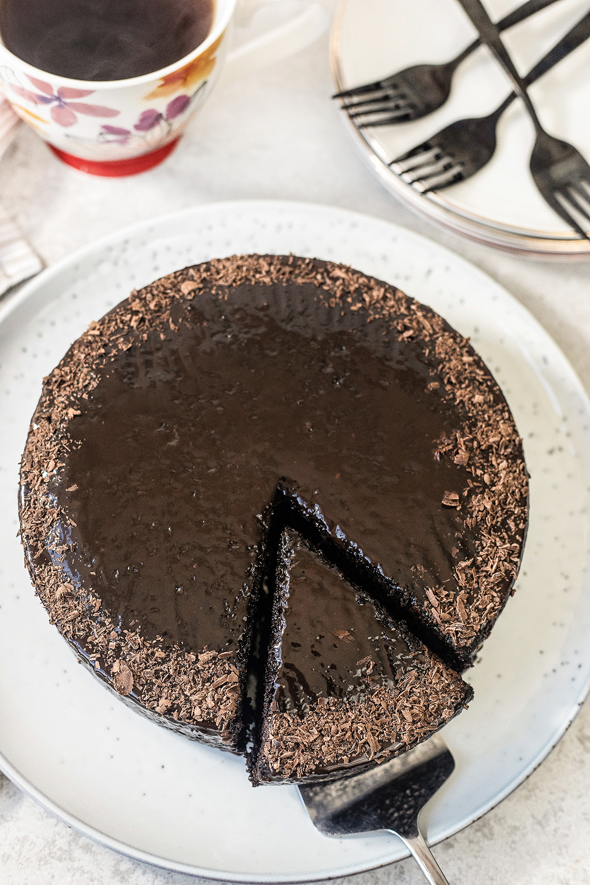 Easy Chocolate Cake Recipe (Moist + Decadent) | Sugar Geek Show