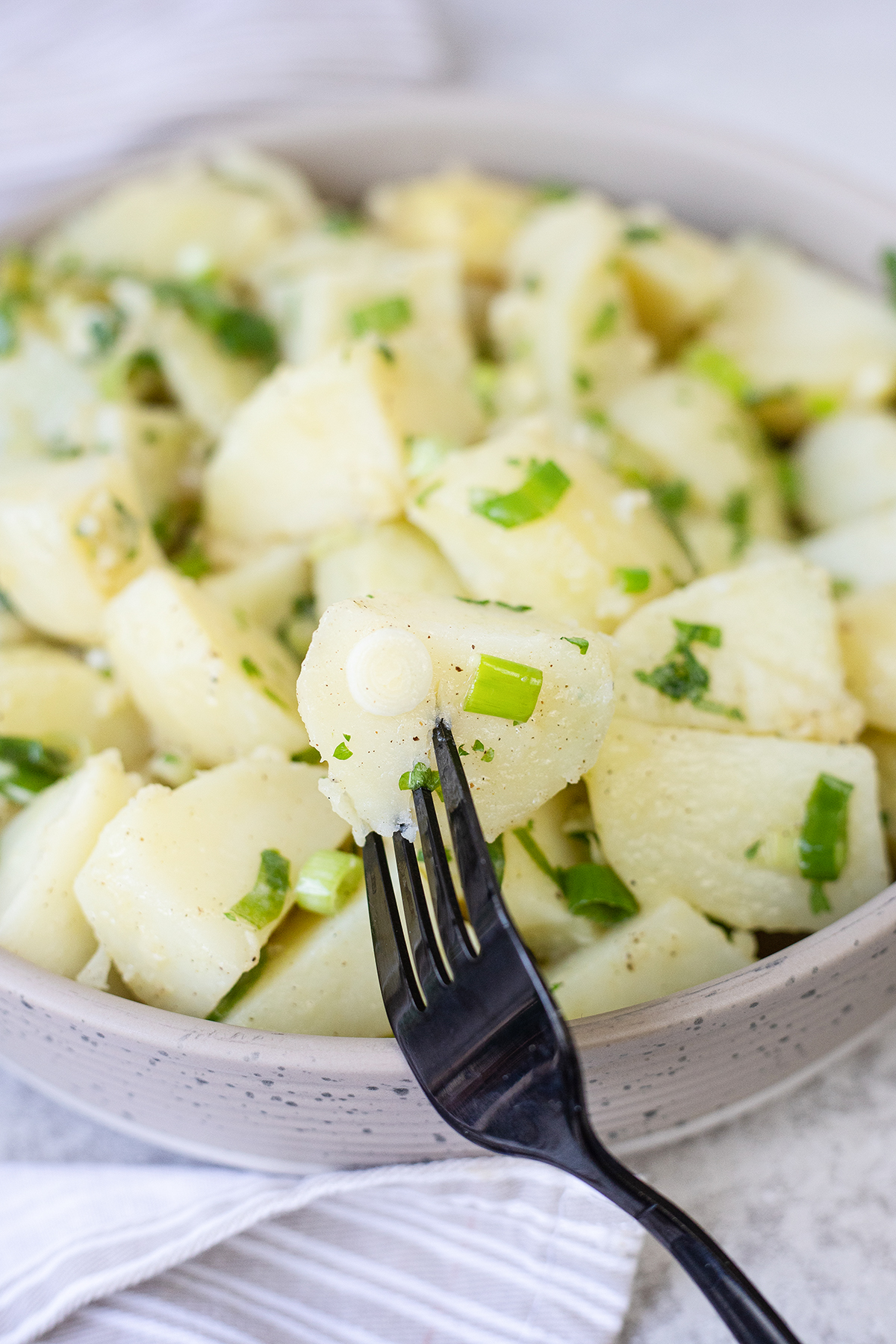 Mediterranean Potato Salad (No Mayo)