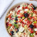 Mediterranean couscous salad is such a simple couscous recipe