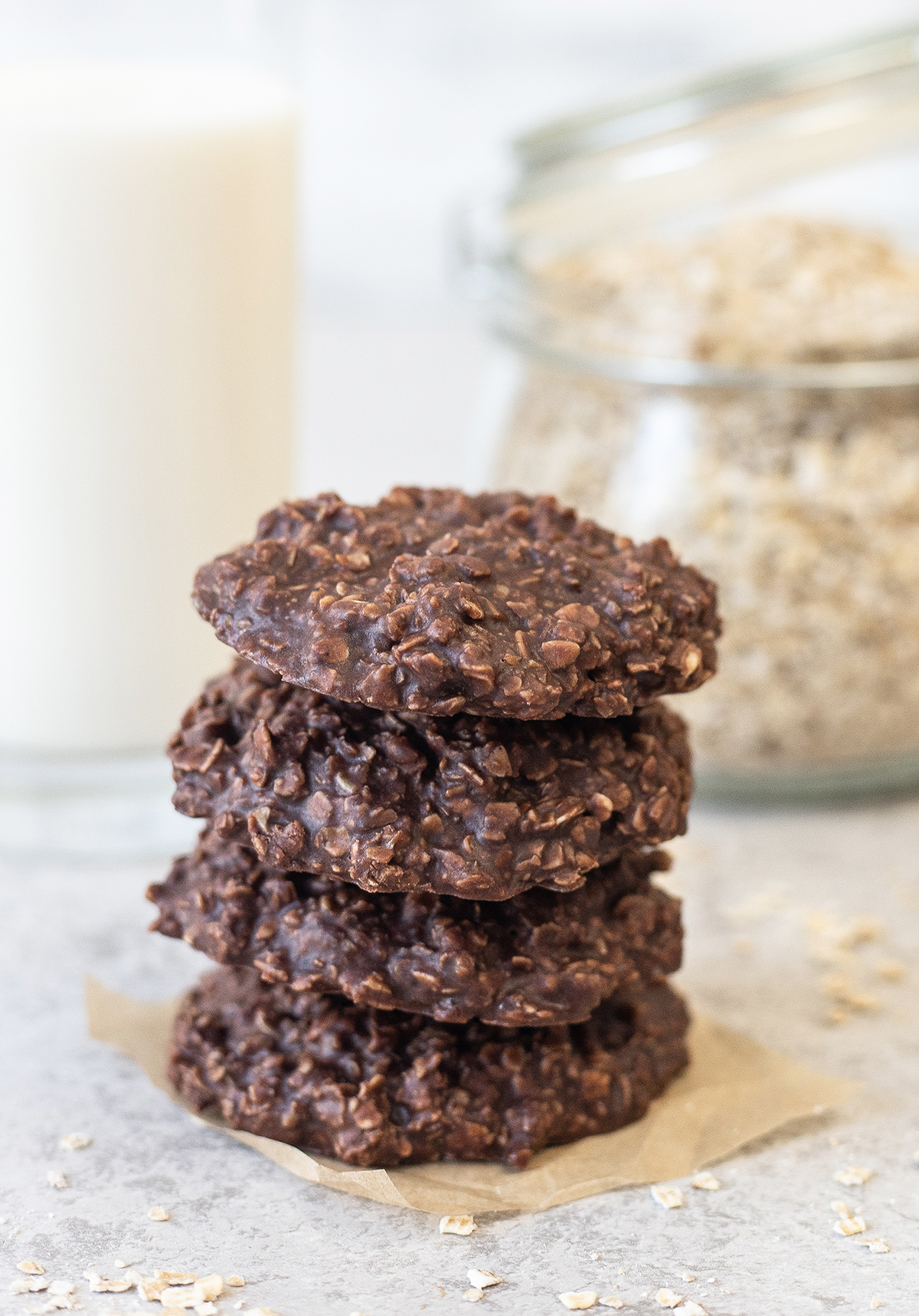 No-Bake Chocolate Oatmeal Cookies