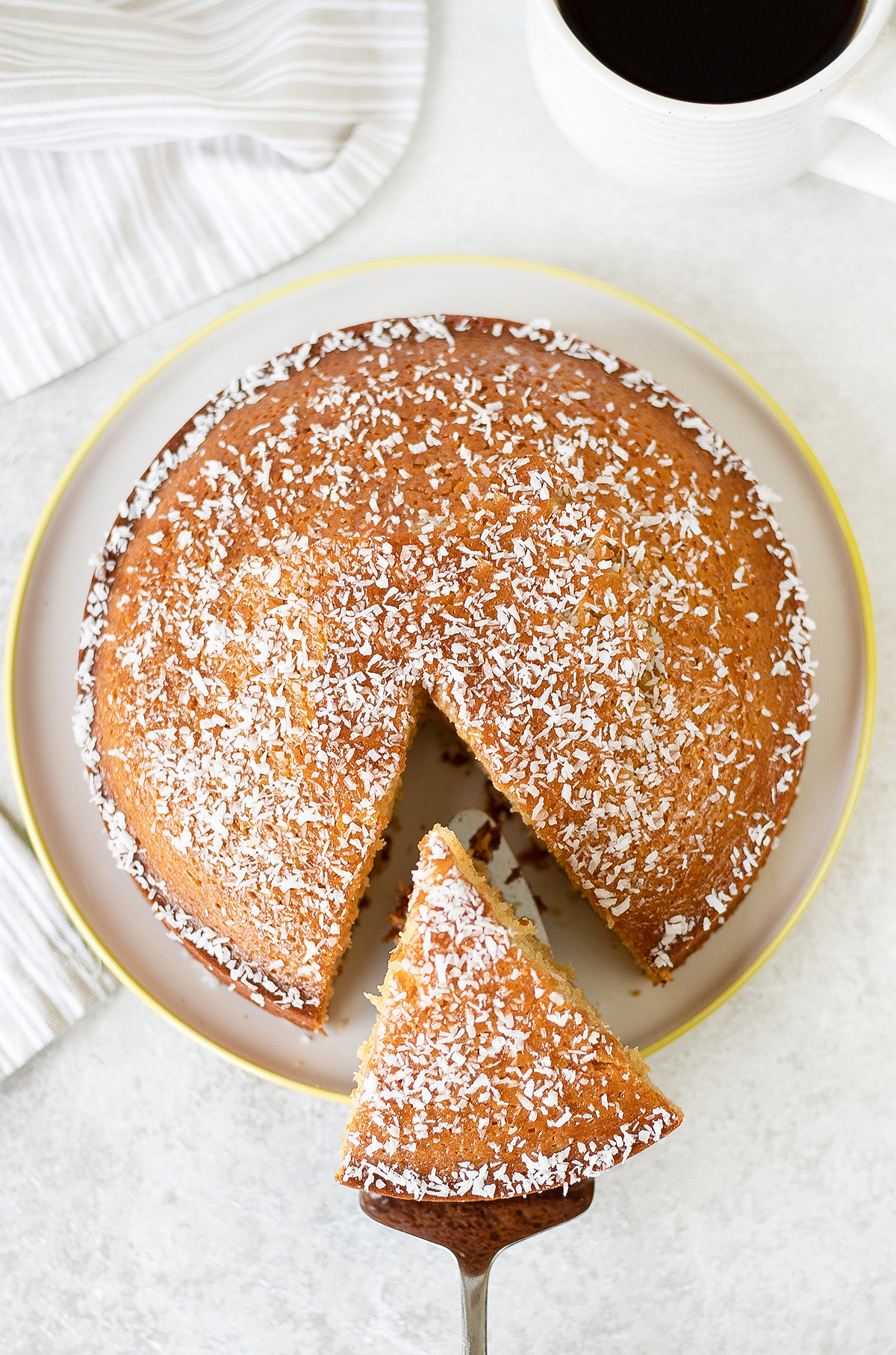 Golden Syrup Cake is a moist sponge cake made with golden syrup