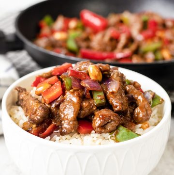 Kung Pao Beef is a Chinese stir fry dish