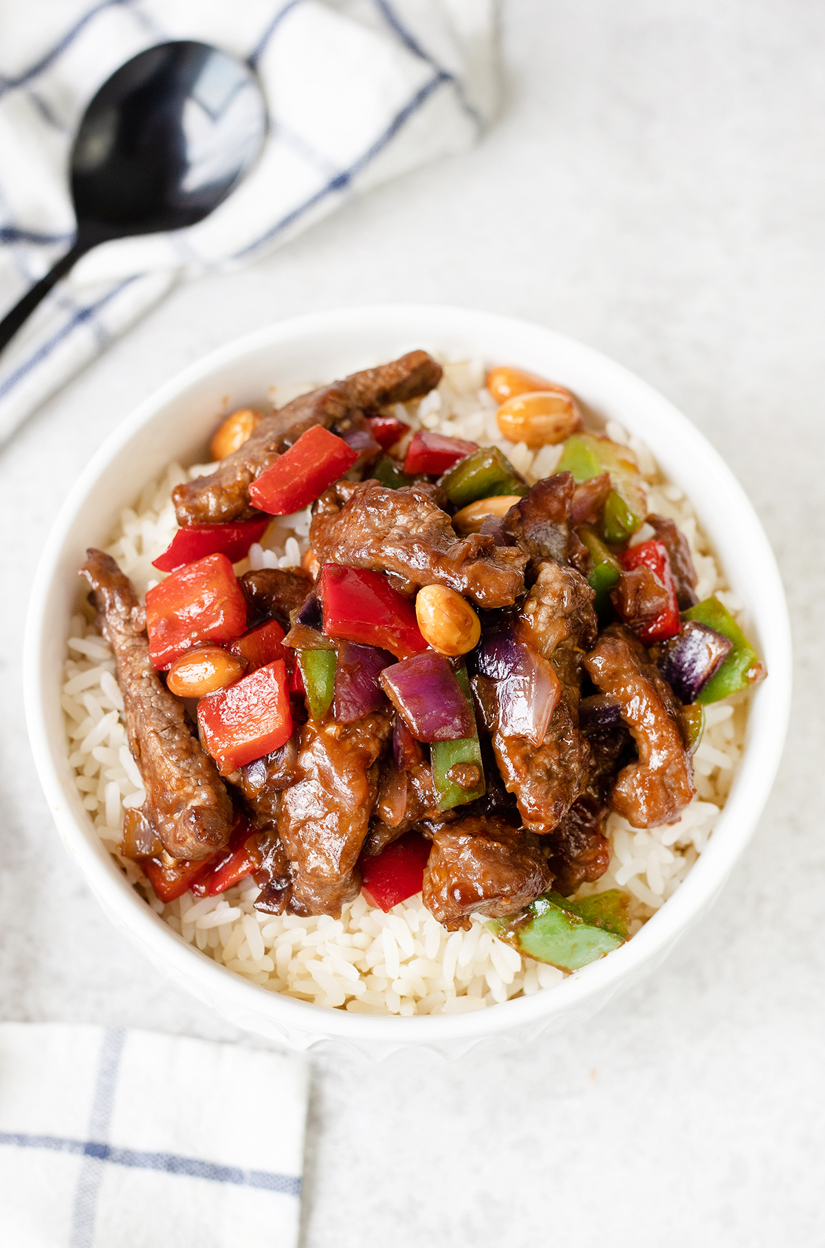 Kung Pao Beef is a Chinese stir fry dish