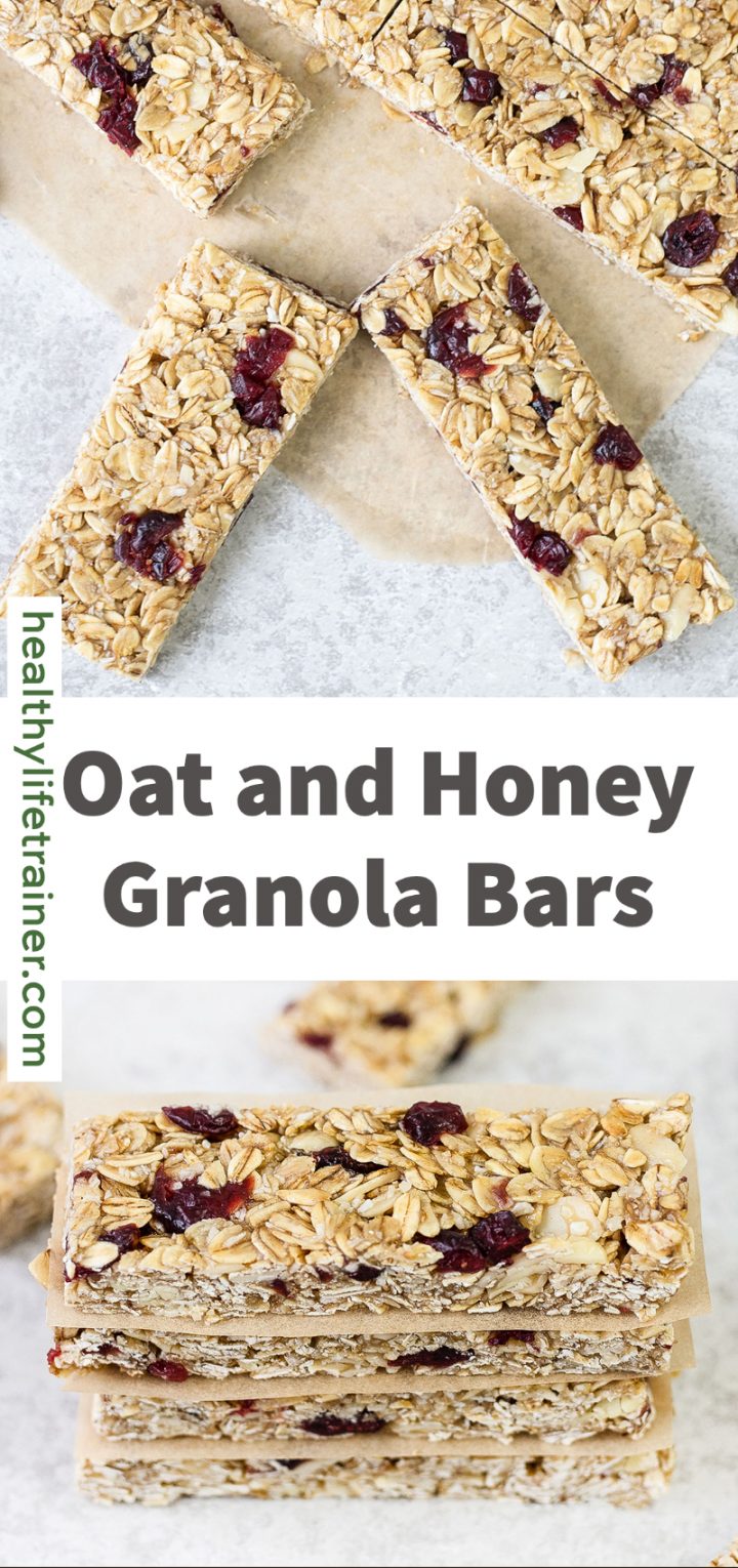 Homemade Oat and Honey Granola Bar Recipe (Easy & Chewy)