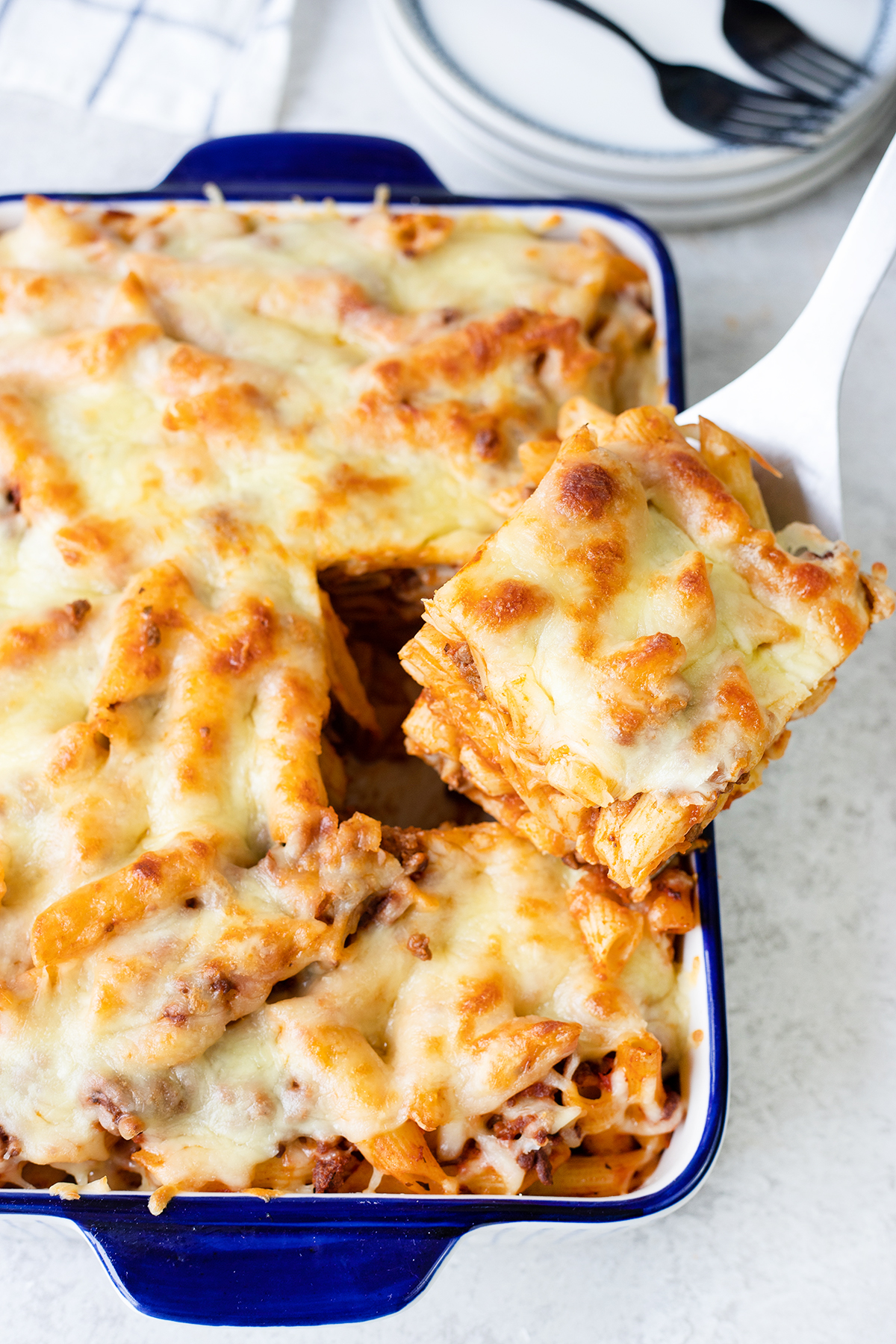 Pasta al Forno is a classic Italian baked pasta dish.