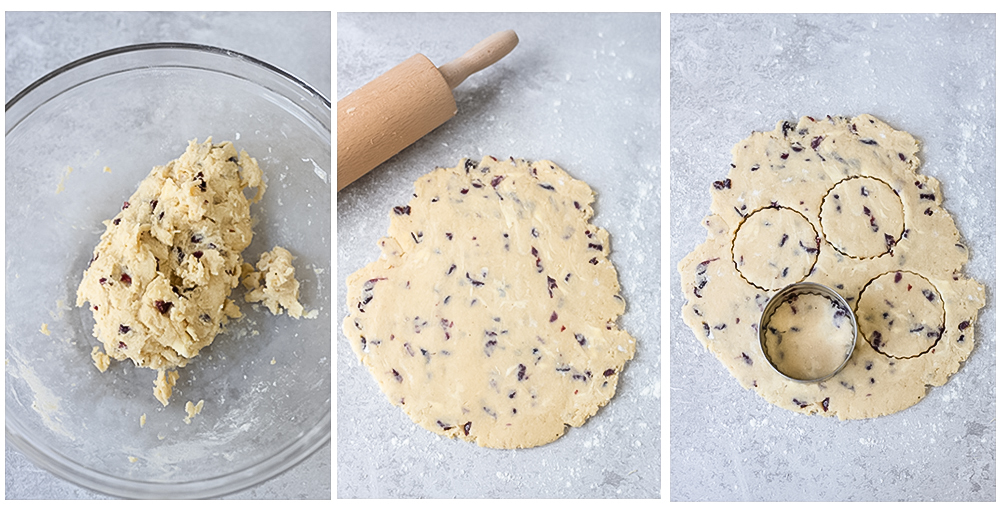 use the rolling pin to roll the dough out