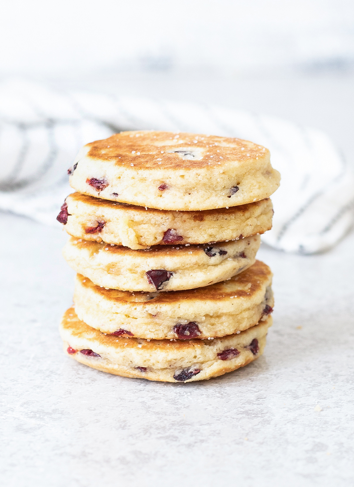 Welsh Cookies on top of each others