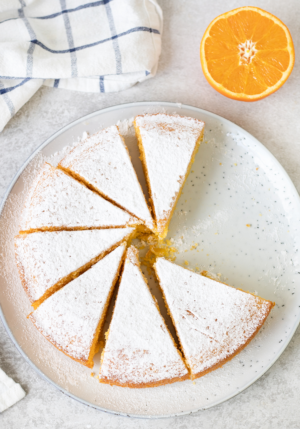 Polenta Cake is a simple Italian-style cake