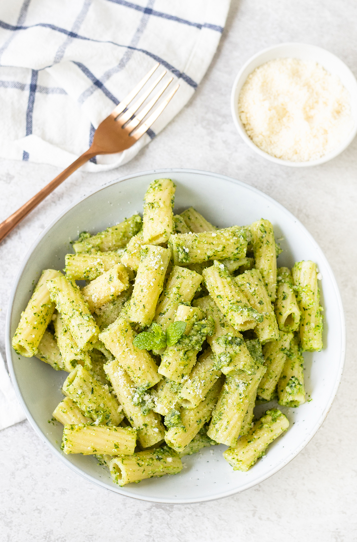 creamy Pesto Pasta With Homemade Pesto Sauce