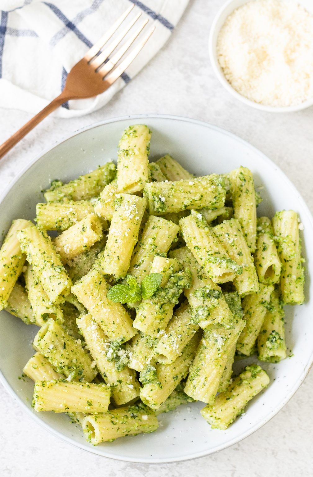 Pesto Pasta With Homemade Pesto Sauce Healthy Life Trainer