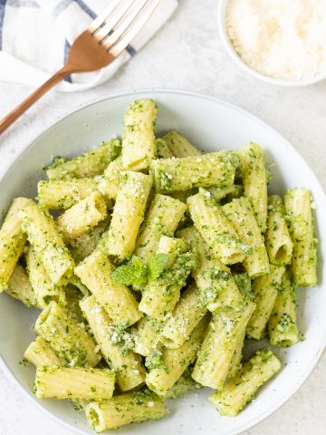 Pesto Pasta - With Homemade Pesto Sauce