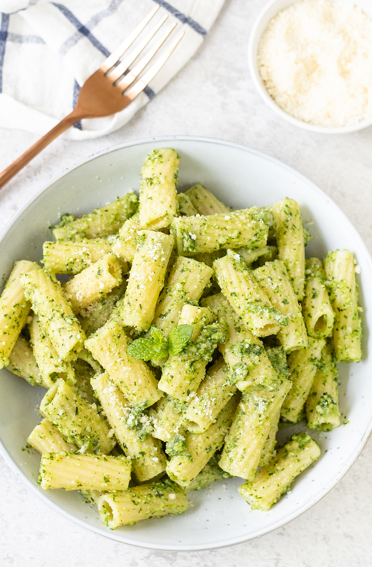 Pesto Pasta - With Homemade Pesto Sauce