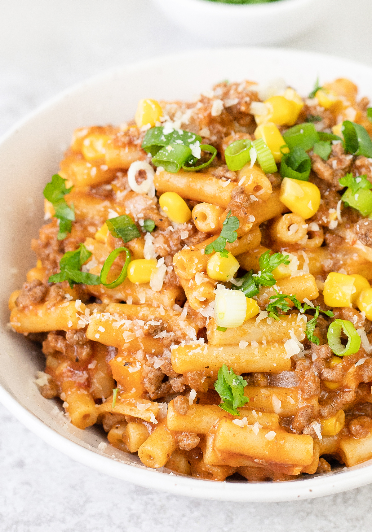 Cheesy Beef Taco Pasta