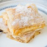 Bougatsa is a Greek Filo custard pie