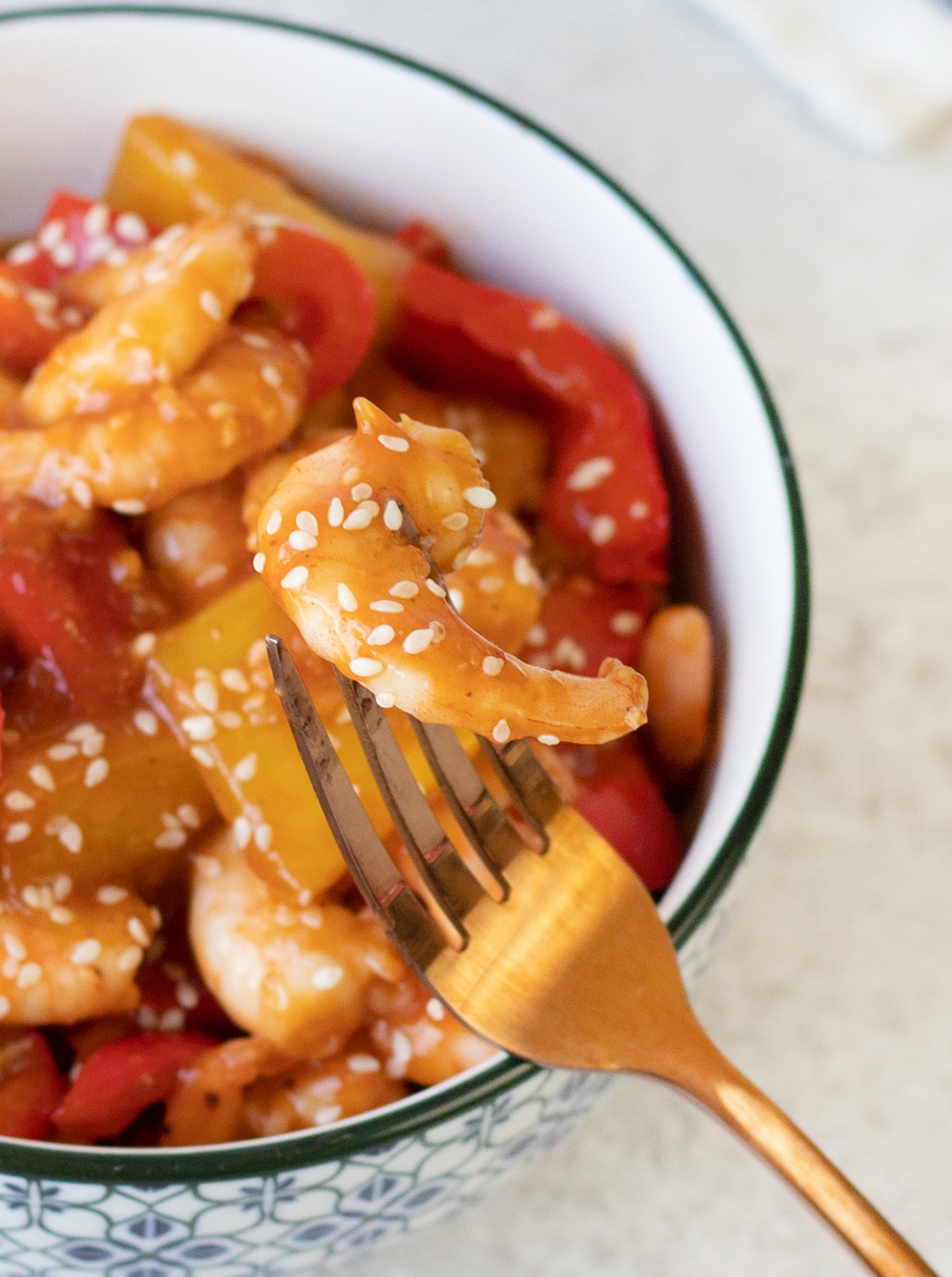 Chinese Sweet And Sour Shrimp