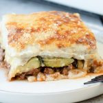 baked Zucchini Bechamel Casserole