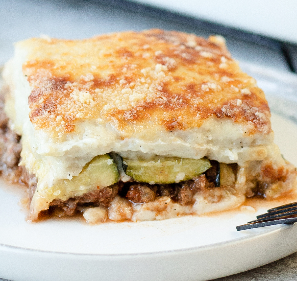 Zucchini Bechamel Casserole