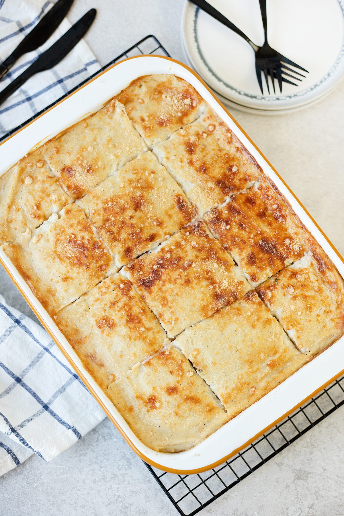 Zucchini Bechamel Casserole